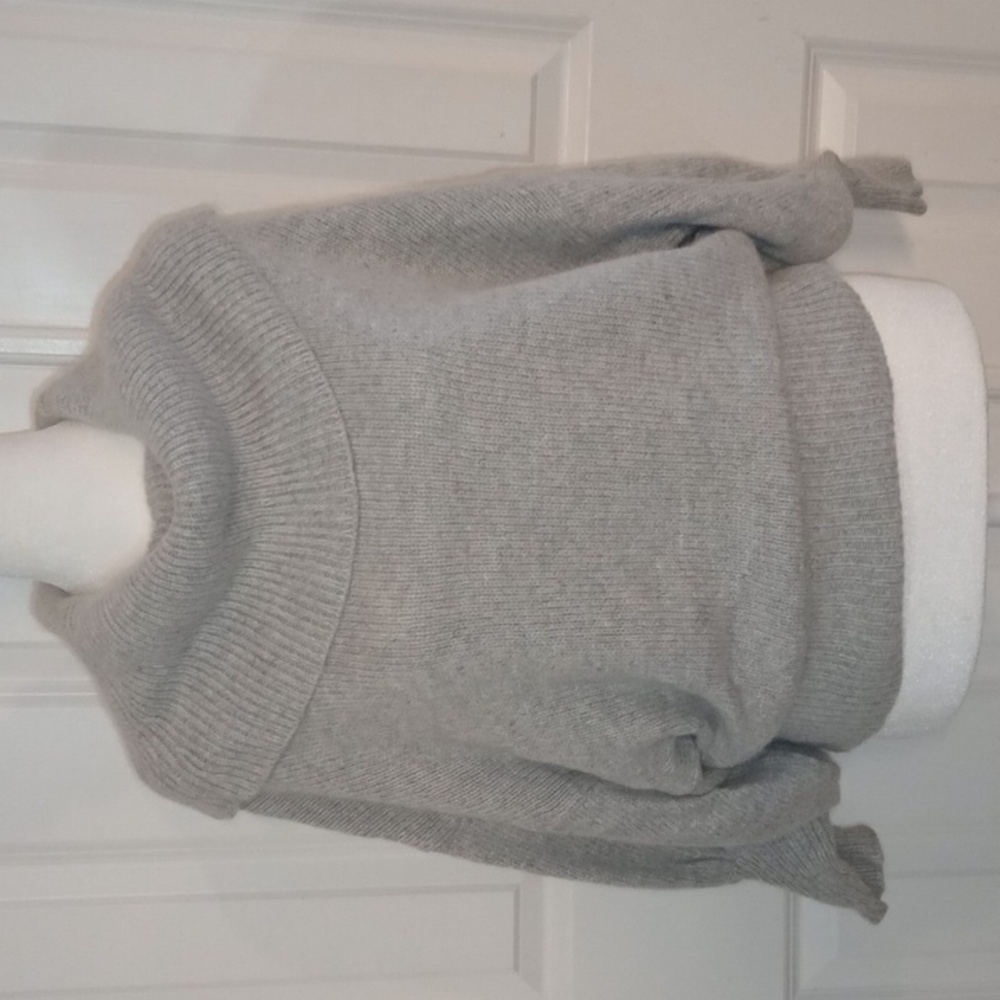 Express design studio cowl neck angora sweater, size medium